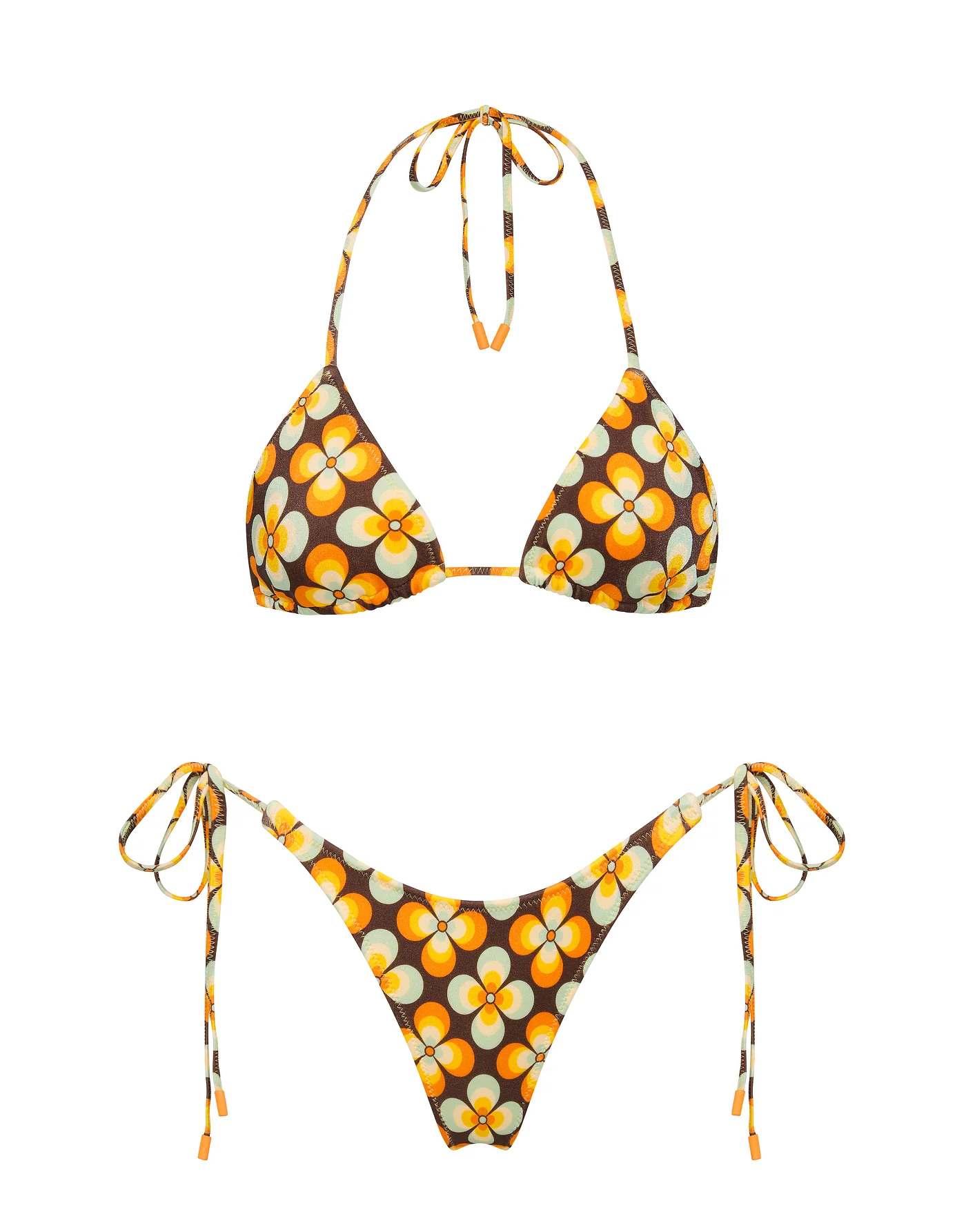 VINCA - PORCHE Geometric Triangle Bikini Set