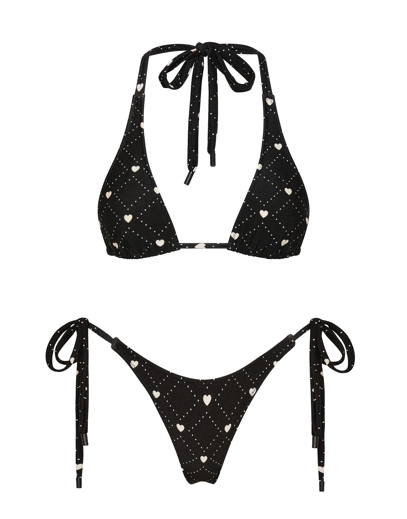 DARA - PENY Black Triangle Bikini Set