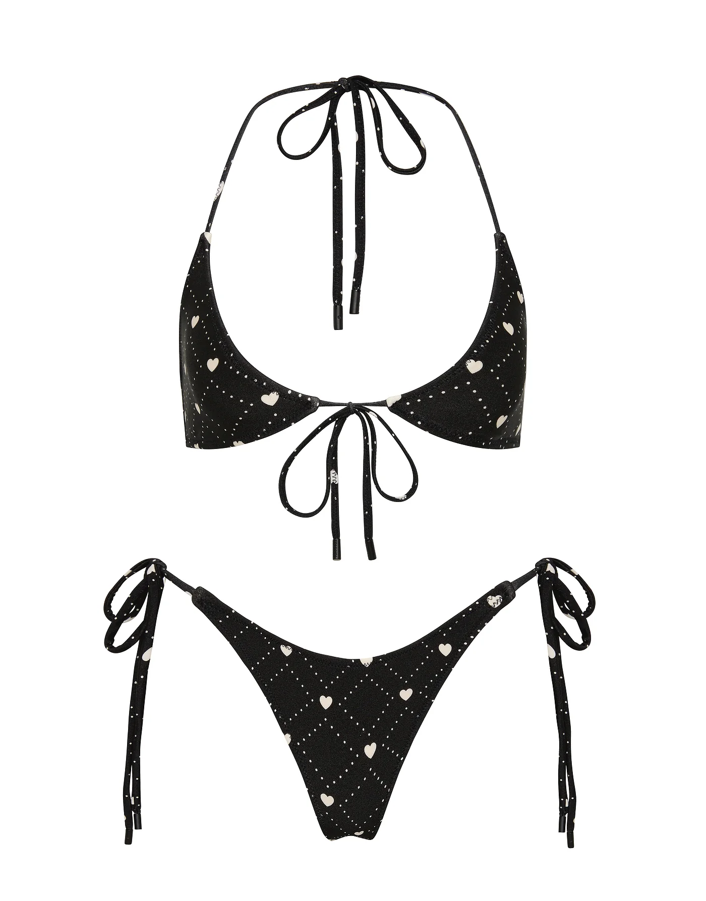 SOFI - PENY Black Halter Bikini Set