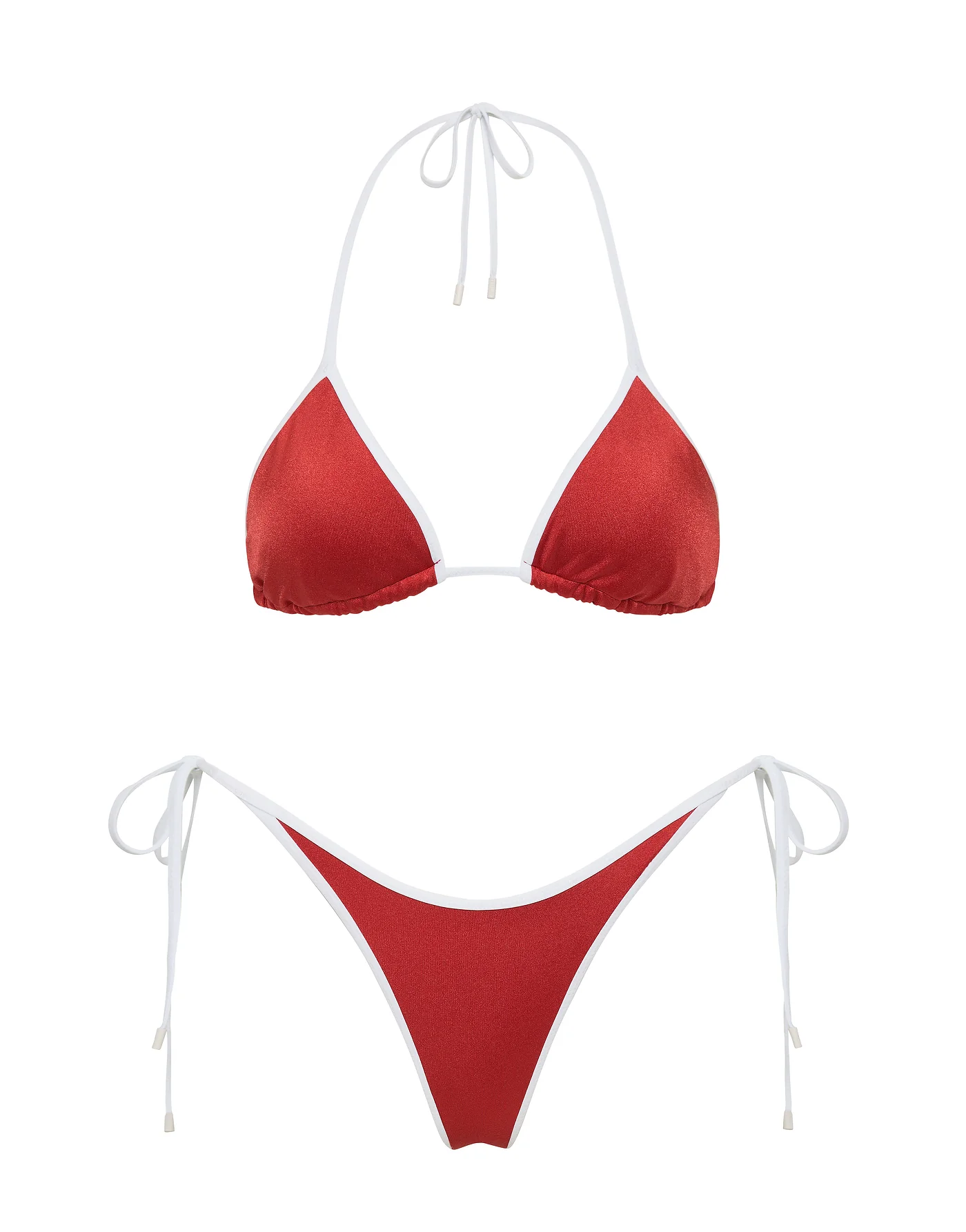 VINCA - NASSE Red Triangle Bikini Set