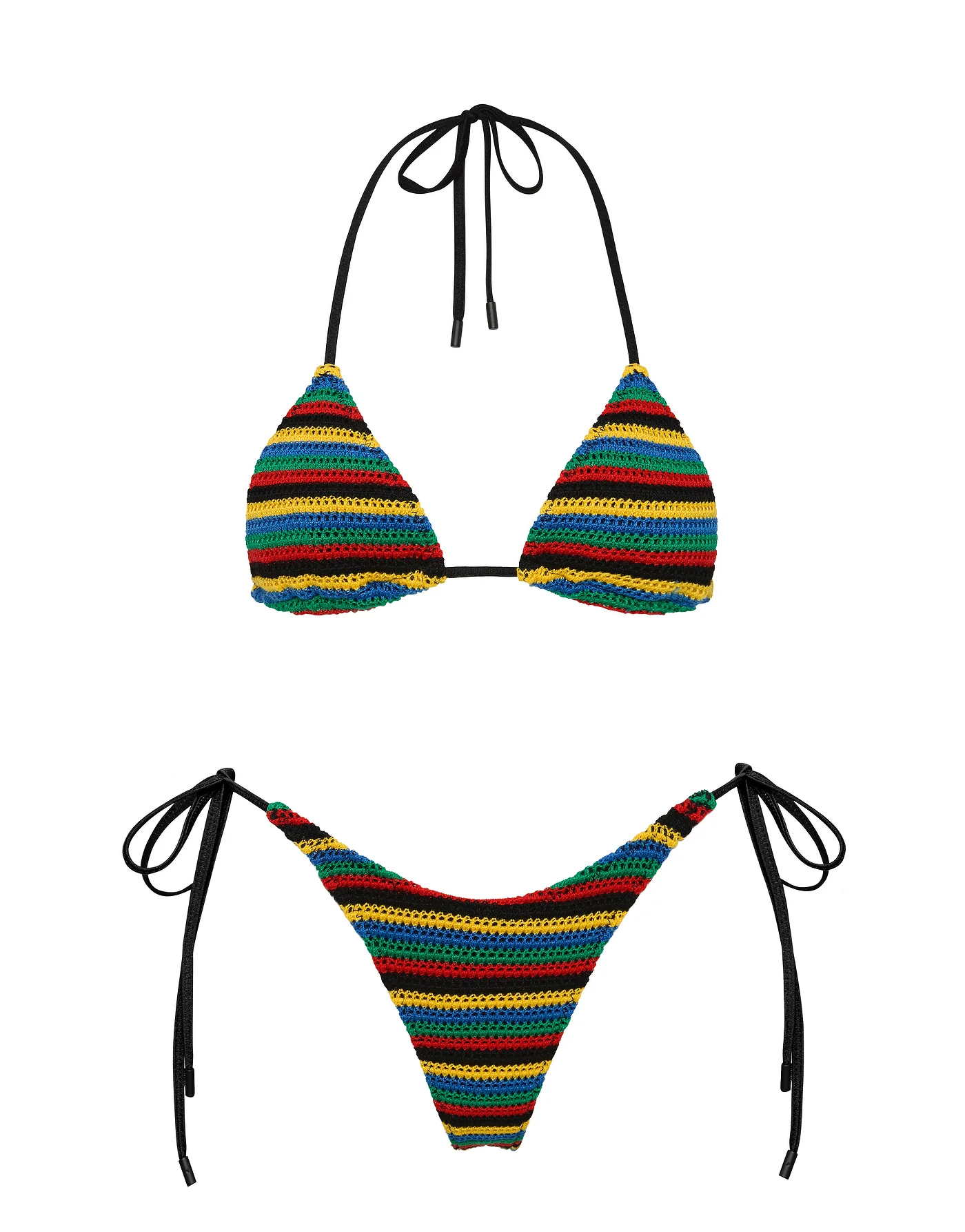 VINCA - QUEIN Crochet Triangle Bikini Set
