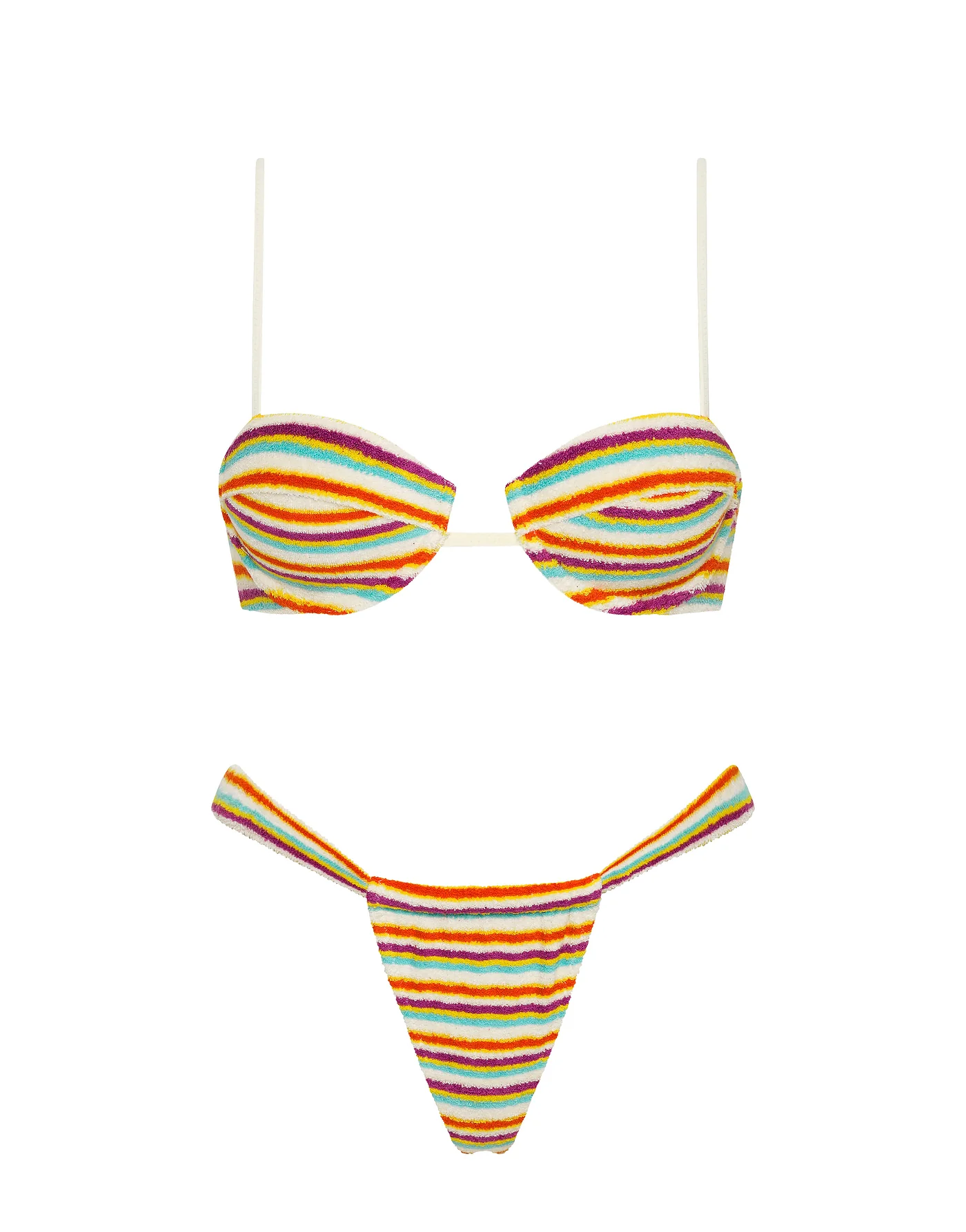 1738-palma-bonn-terry-towelling-balconette-bikini-set-1.webp PALMA - BONN Terry Towelling Balconette Bikini Set