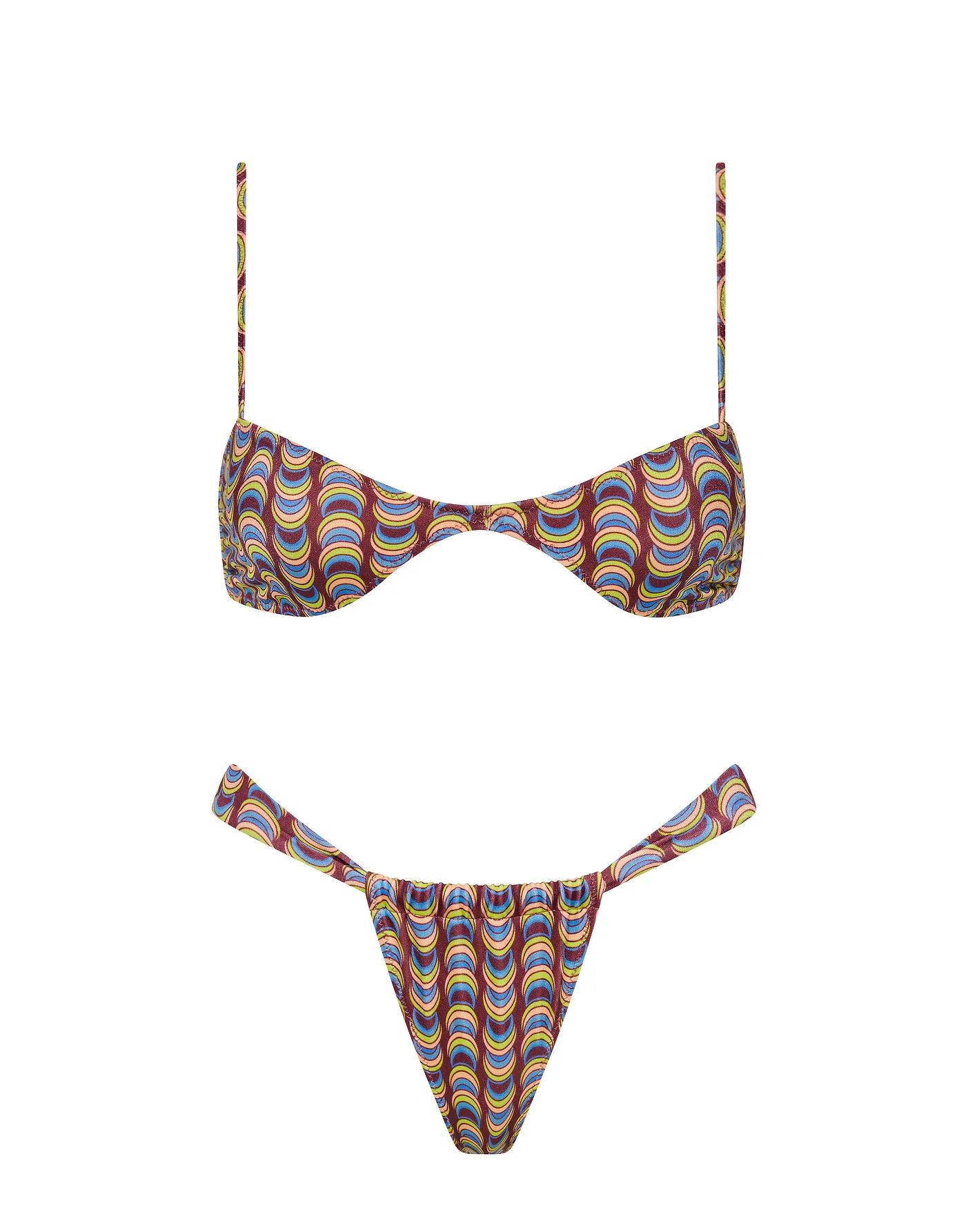 STELL - FITZ Scoop Crop Bikini Set