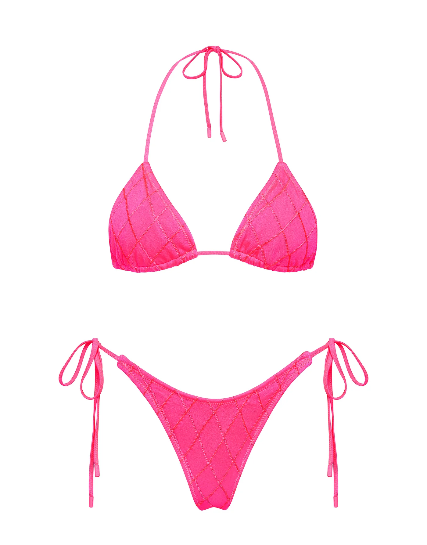 VINCA - MENDE Pink Triangle Bikini Set