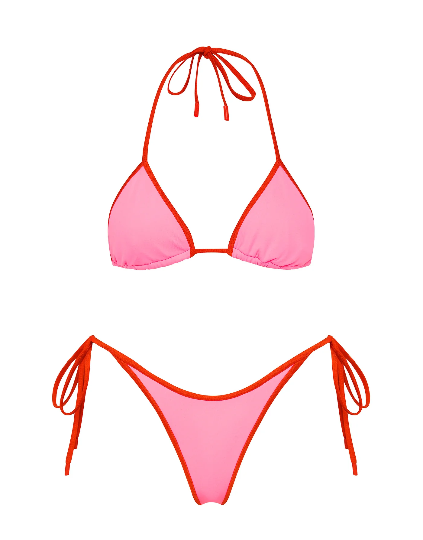 VINCA - DORE Pink Triangle Bikini Set