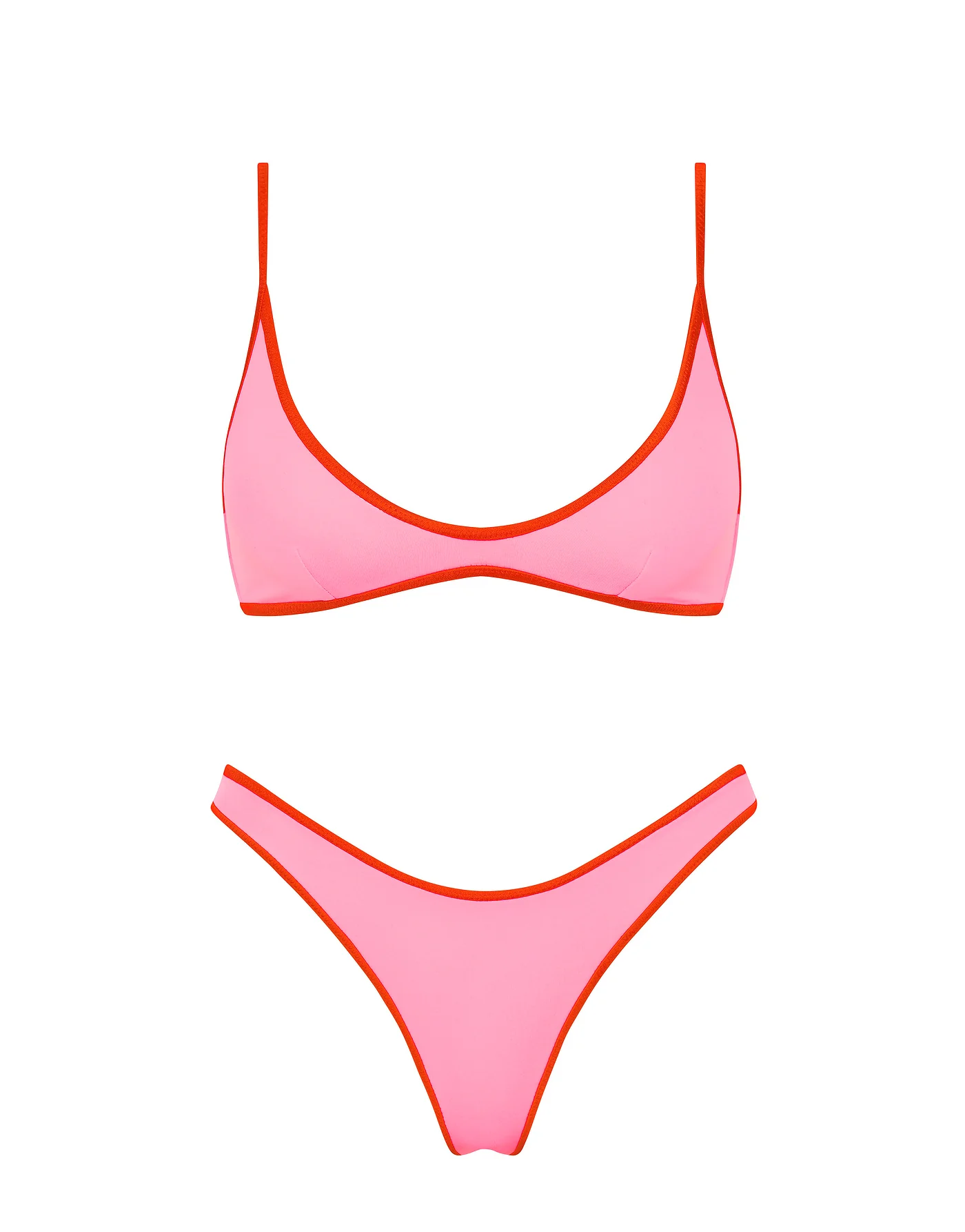 MAIA - DORE Pink Scoop Bikini Set