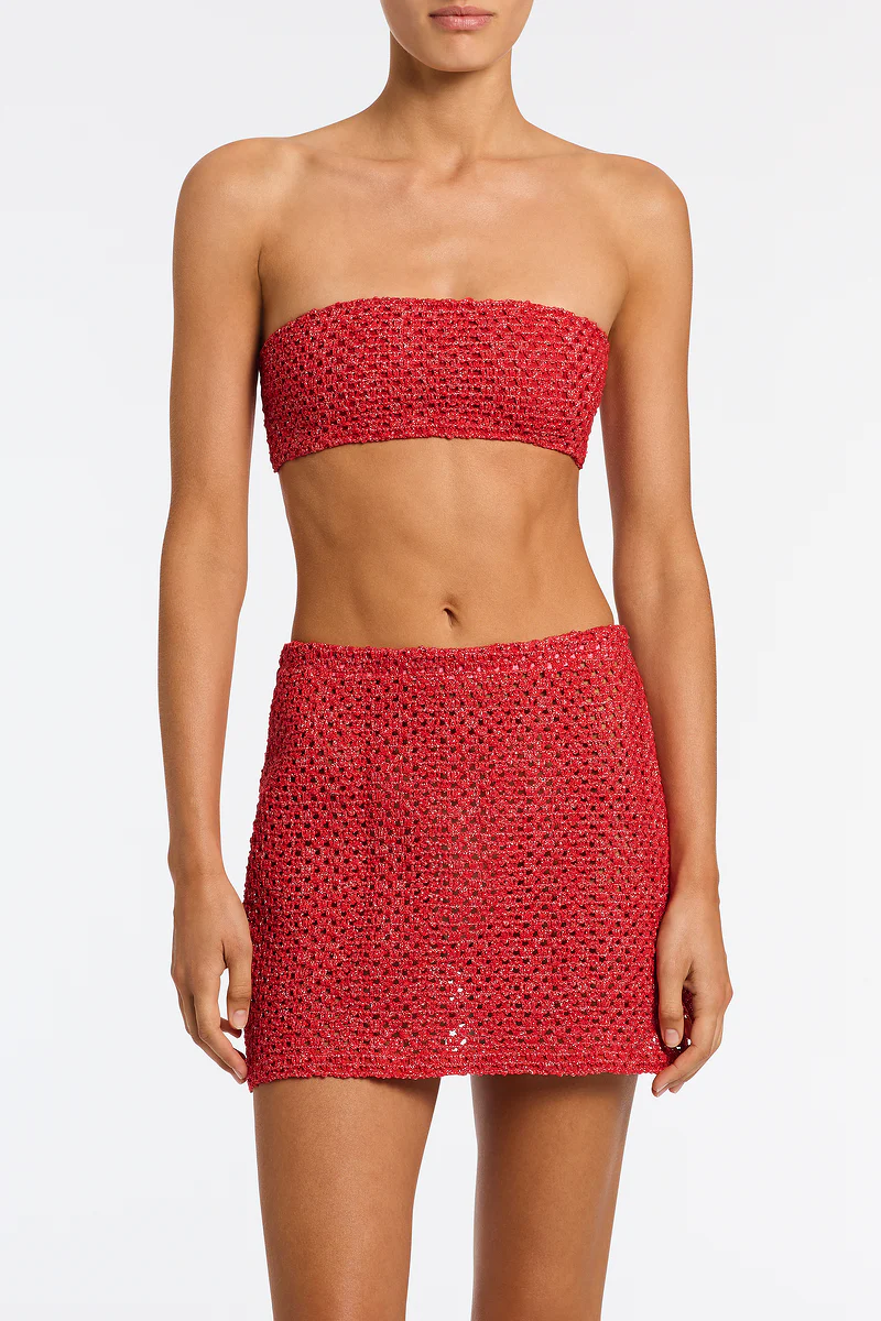 2564-kasi-tage-red-sparkle-crochet-skirt-4.webp KASI - TAGE Red Sparkle Crochet Skirt
