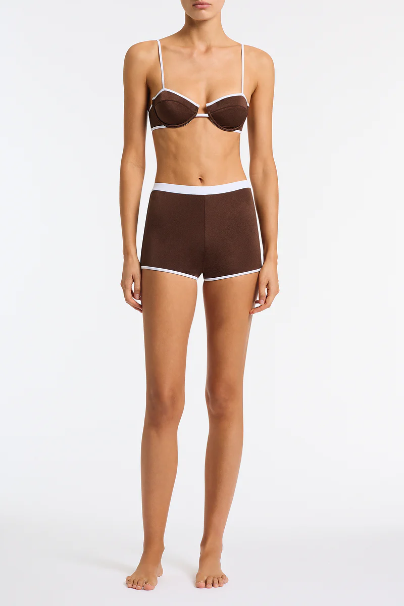 CELESTE - BISC Brown Short