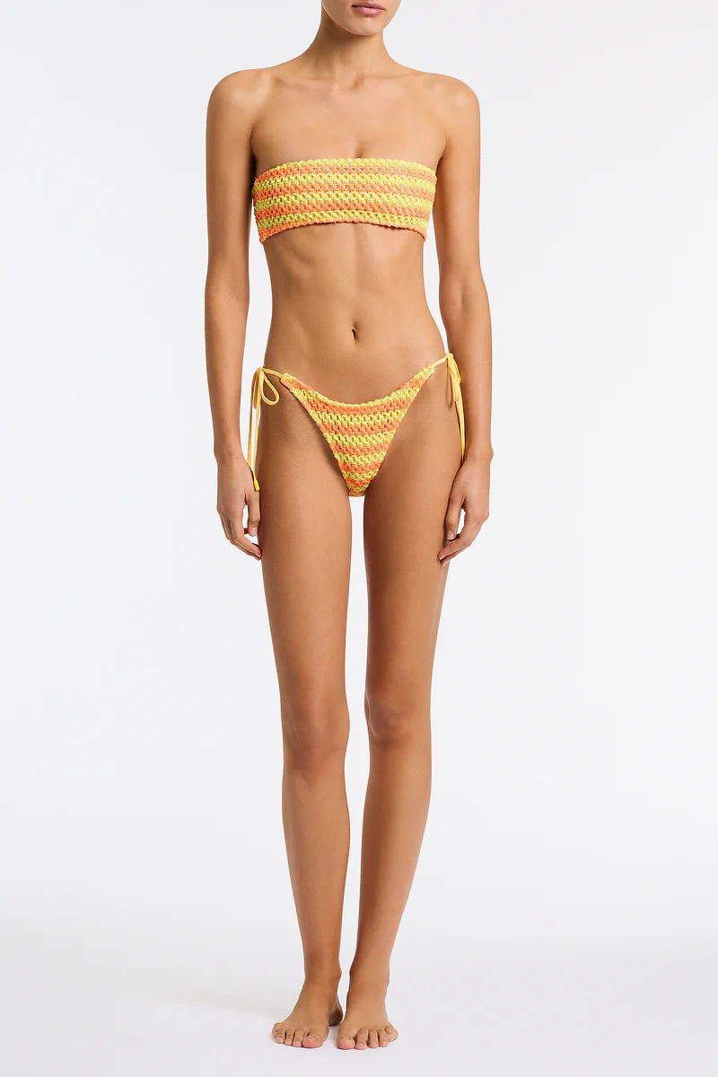 KAYA - FARME Crochet Bandeau Bikini Set